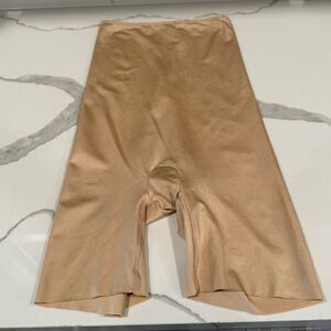 Spanx Womens Shapewear Medium Nude Simplicity High Waist Shaper Mid Thigh